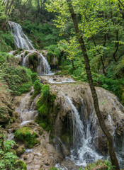 Gostilje waterfalls in Zlatibor, Serbia.