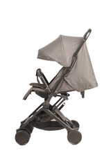 A stroller on a white background, modern design.