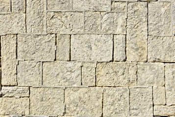 Stone wall. Brick texture. Old facade.