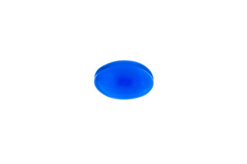 isolated blue pill