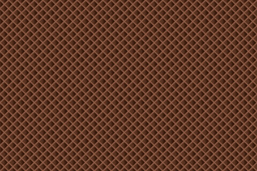 Chocolate wafer texture. Vector seamless pattern