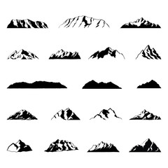 Mountain Illustrations © Giraphics