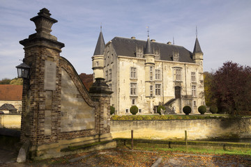 Fototapeta na wymiar Castle Schaloen in Limburg