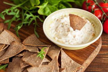Gluten free dipping chips