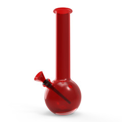 3d render of a bong isolated on white background