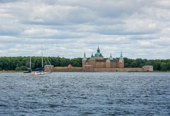 Sailing in the Baltic. Kalmar castle from the sea © Maria