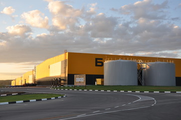 Fototapeta na wymiar warehouse logistics complex
