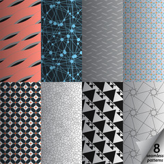  Seamless Vector collection. Colorfull texture.