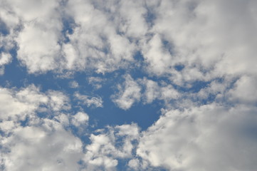  blue sky with clouds at dawn