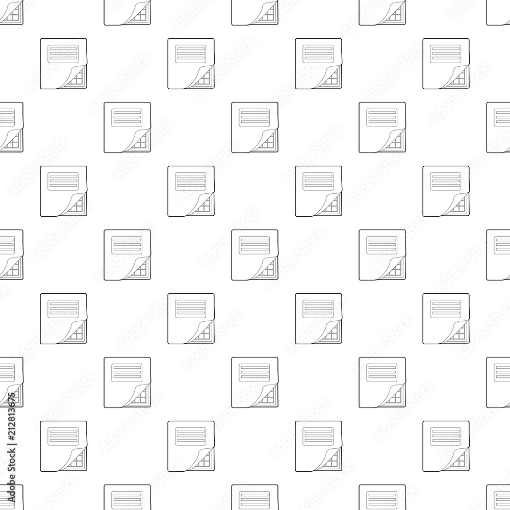 Poster folder with table excel icon. outline illustration of folder with table excel vector icon for web de