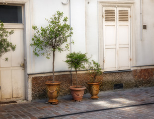 Fototapeta na wymiar Paris courtyard