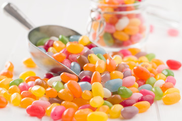 Sweet jelly beans.