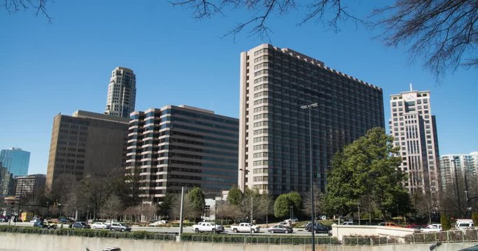 Atlanta BuckHead Street buildings.