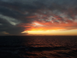 Sunset near Australia