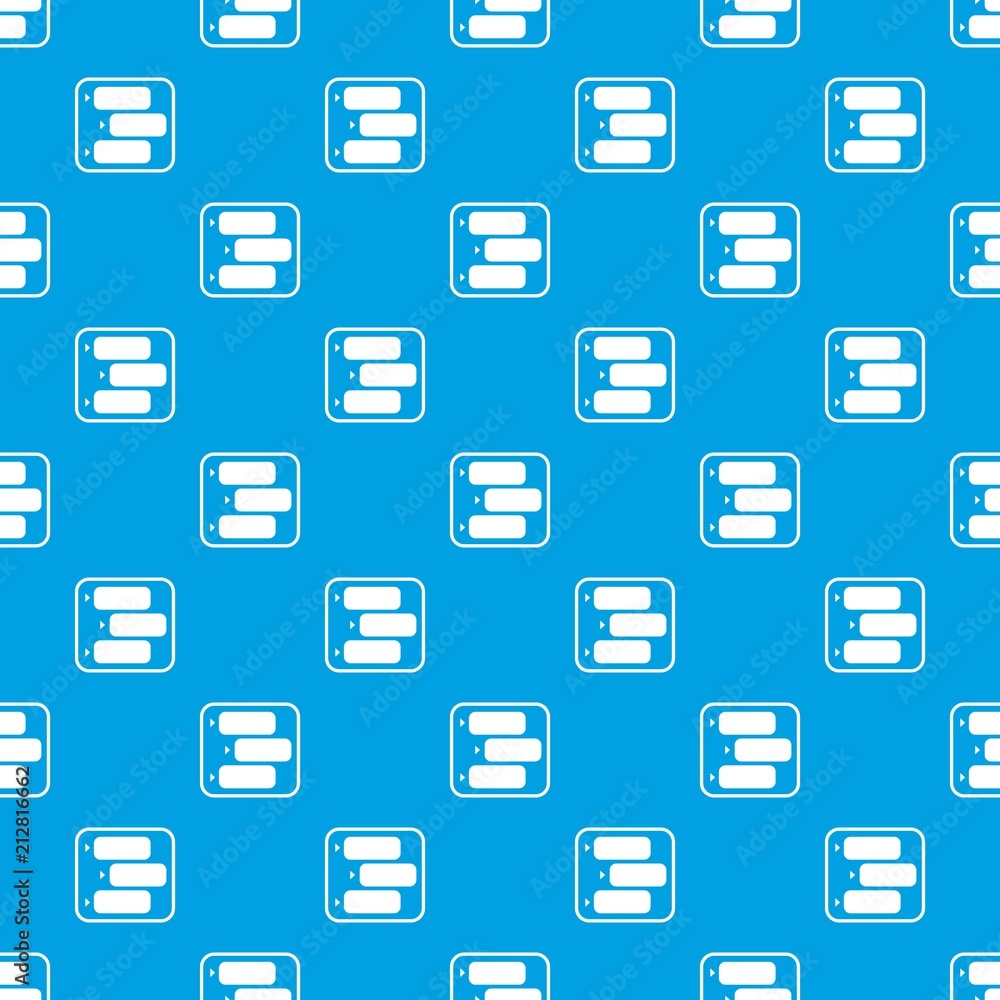 Poster advice chat pattern vector seamless blue repeat for any use