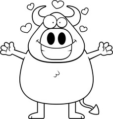Cartoon Devil Hug