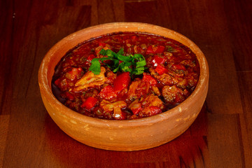 Georgian traditional chahohbili