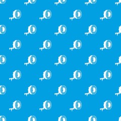 Obraz premium Studio lighting pattern vector seamless blue repeat for any use