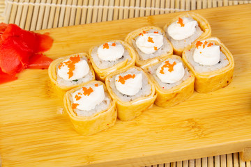 Delicious chakin rolls