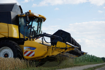 combine harvester
