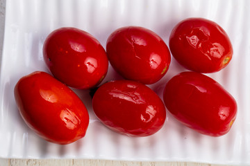 Tasty pickled tomatoes