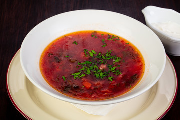 Russian soup Borscht