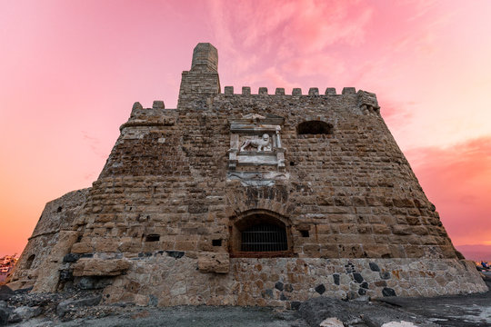 Fortress Kules XIV century in the city of Heraklion Crete