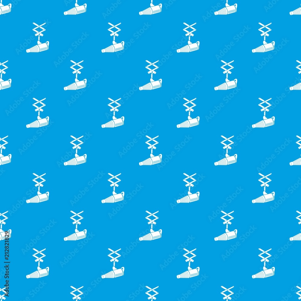 Poster studio flash with a conical snoot pattern vector seamless blue repeat for any use