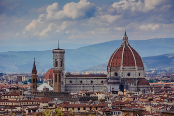 Fototapeta na wymiar Cathedral of Santa Maria del Fiore, Duomo