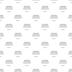 Spot plate icon in outline style isolated on white background vector illustration