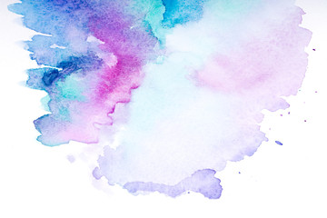  colorful watercolor background. hand painted by brush