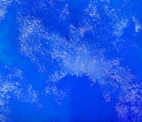 Fototapeta na wymiar Blue watercolor background for textures and backgrounds