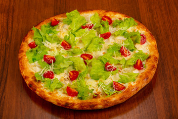 Pizza Caesar with chicken