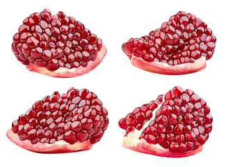 Pomegranate fruit isolated