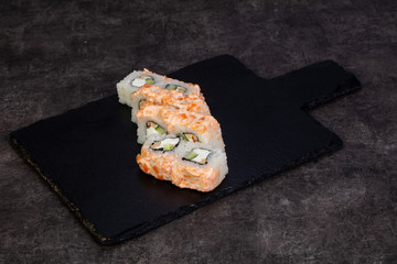 Japanese roll with prawn