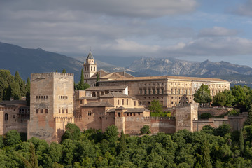 Fototapeta na wymiar Alhambra de Granada, España