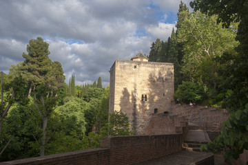 Fototapeta na wymiar Torre de la cautiva, alhambra de Granada