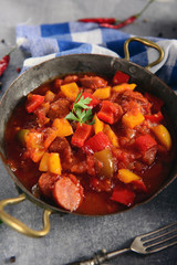 Traditional Hungarian dish - letcho