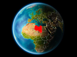 Libya in the evening