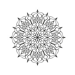 mandala logo design  mandala pattern vector