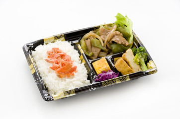 牛肉ピーマン炒め弁当