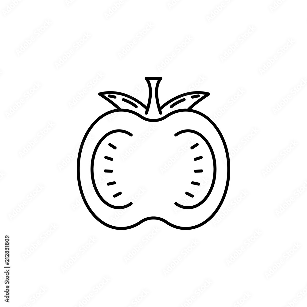 Poster tomato dusk style icon. element of fruits and vegetables icon for mobile concept and web apps. dusk 