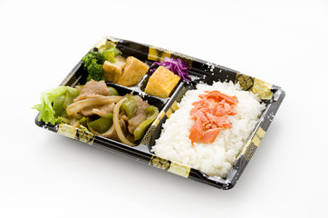 牛肉ピーマン炒め弁当