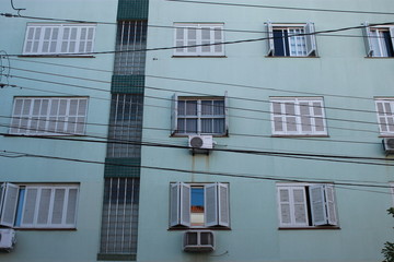 fachada de janelas