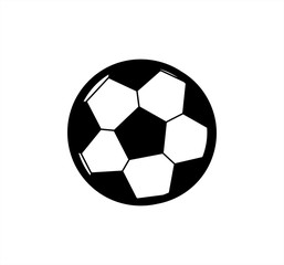 Fototapeta premium ball icon for soccer or footballcompetition