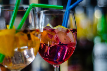 fresh and refreshing cocktails based on gin, a distinctive herbal flavor