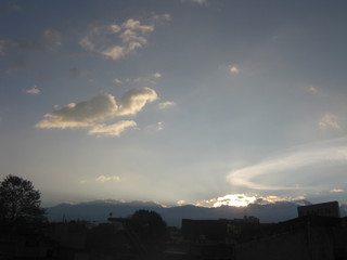 atardecer