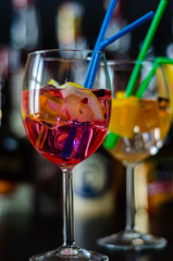 fresh and refreshing cocktails based on gin, a distinctive herbal flavor