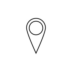 Pin outline icon