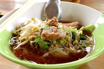 Stewed pork soup with meatball